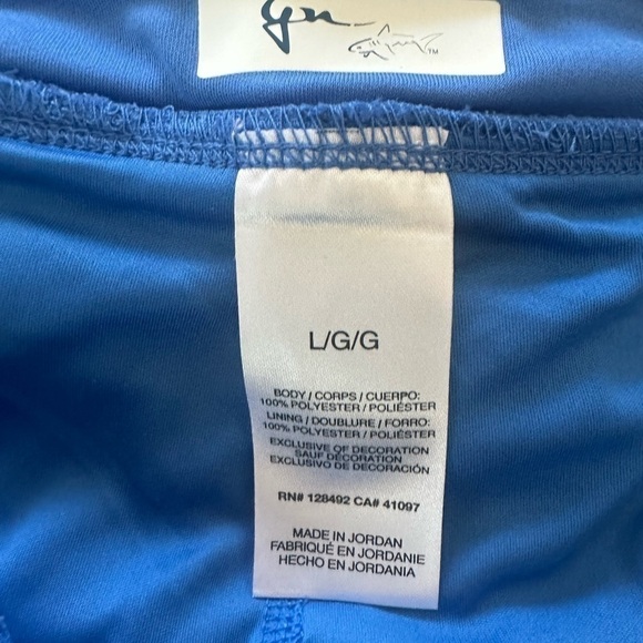 New women’s size large XL Greg Norman Collection Blue golf skirt - Picture 4 of 5